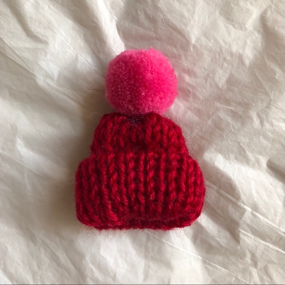 NWT Mini Colorful Wool Hat with Buboin Brooch - Picture 2 of 4